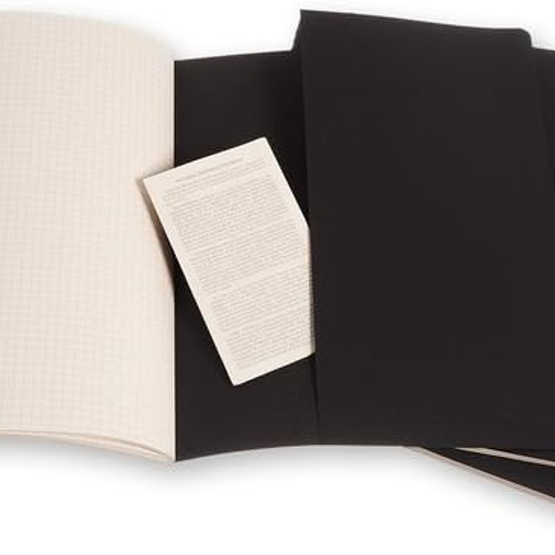 Moleskine conjunto de 3 cadernos quadriculados Cahier XXL Preto - 3 Unidades 2