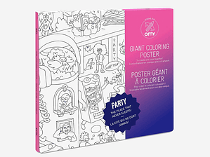 OMY Poster para colorir - Party 70x100cm