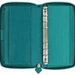 Filofax Organizador Saffiano' Compact com fecho de correr  azul Aqumarine - thumbnail 3