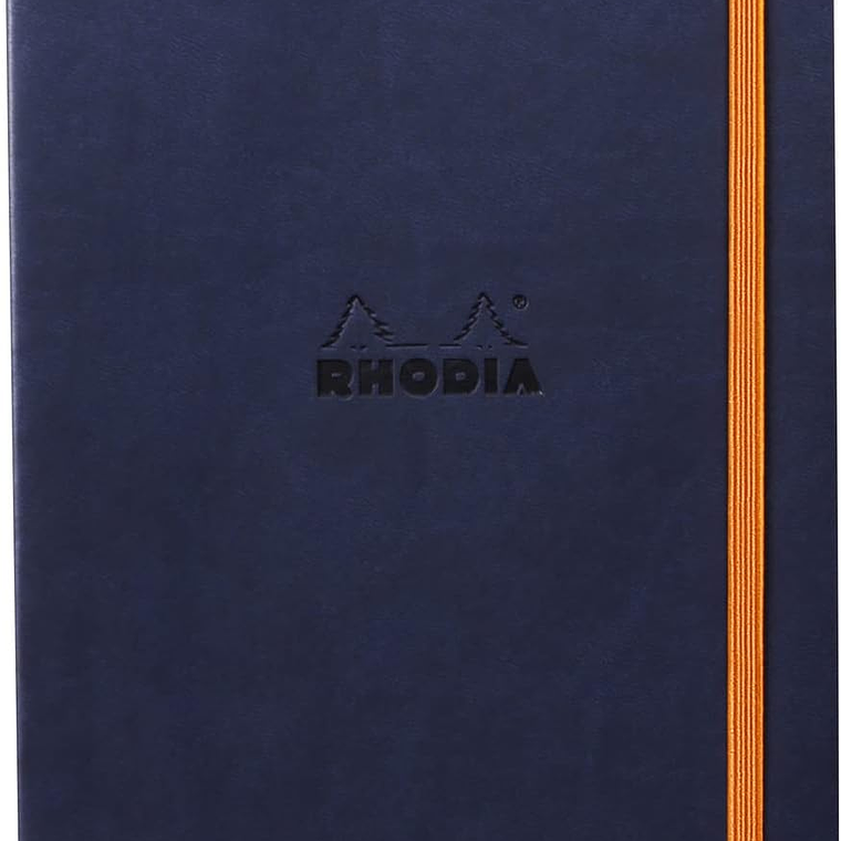 Rhodia Caderno e Bloco de Notas A5 Pautado Azul Escuro 1