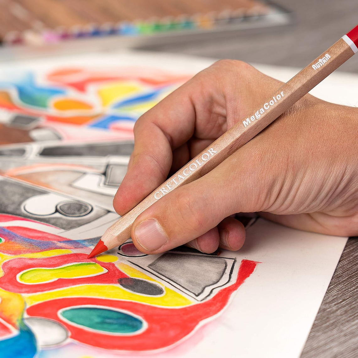 CRETACOLOR Megacolor - Lápis de pintura para artistas (36 unidades) 2