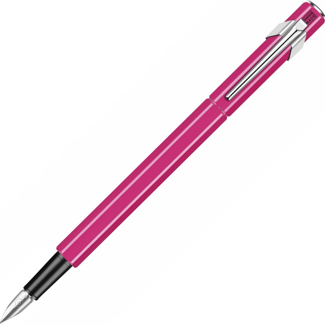Caneta de Tinta Permanente Caran d'Ache 849 Metal Fluo Rosa - Fino 1