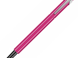 Caneta de Tinta Permanente Caran d'Ache 849 Metal Fluo Rosa - Fino