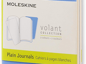 Moleskine: Conjunto 2 Cadernos Volant Lisos XS Azuis
