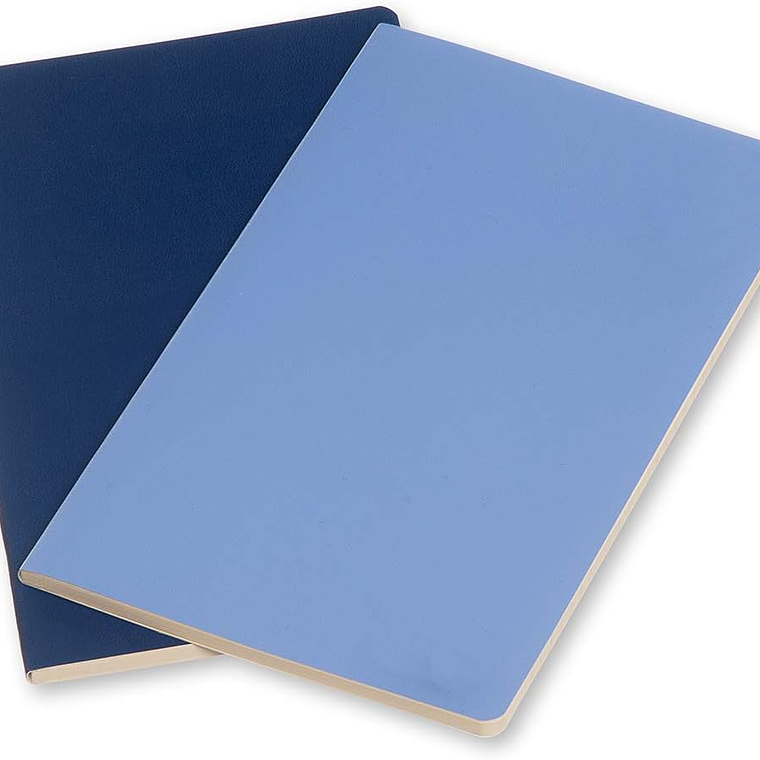 Moleskine: Conjunto 2 Cadernos Volant Lisos XS Azuis 3