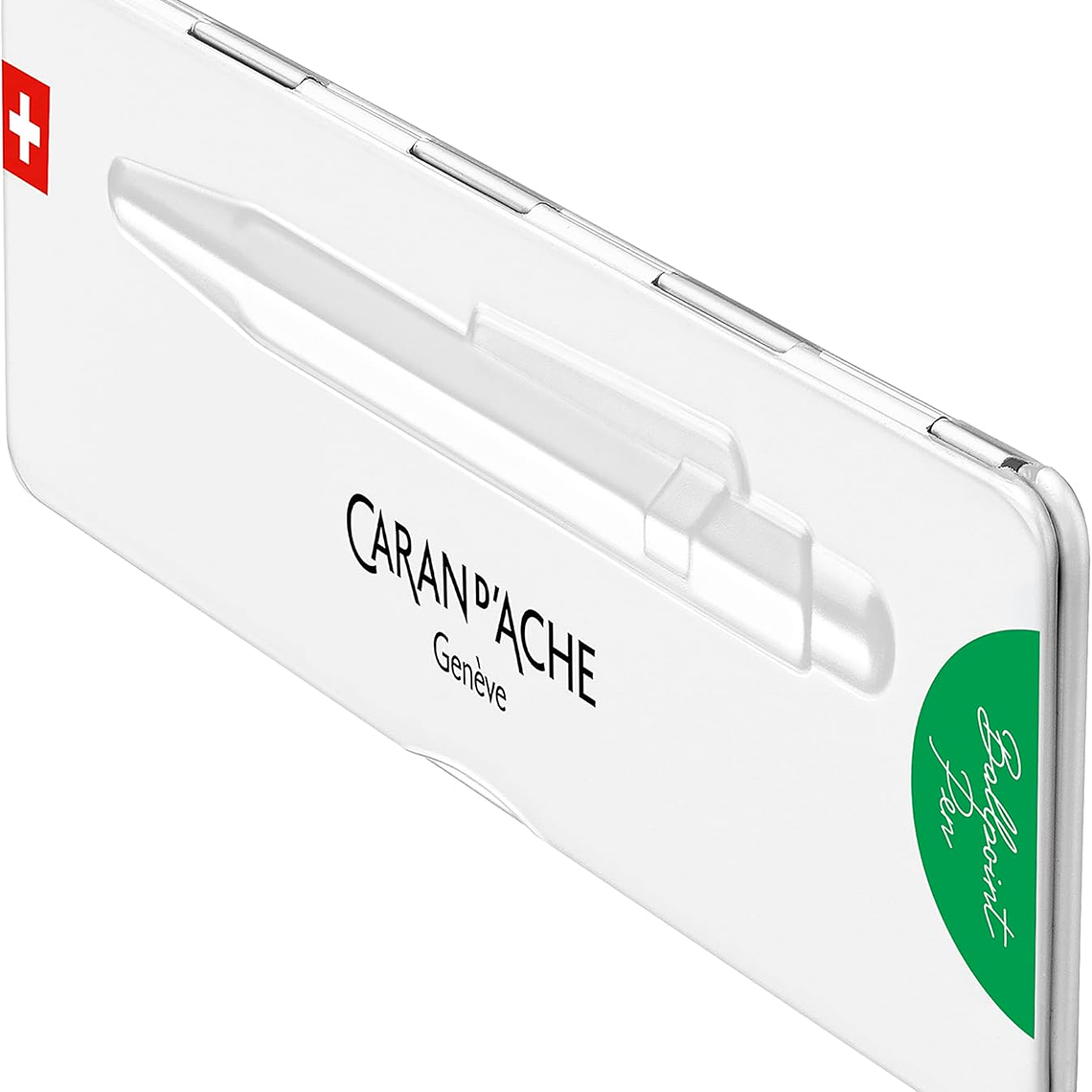 Caran d'Ache Esferográfica Colormat-x  849 cor verde com estojo, 0849.734 2