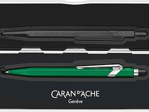 Caran d'Ache Esferográfica Colormat-x  849 cor verde com estojo, 0849.734