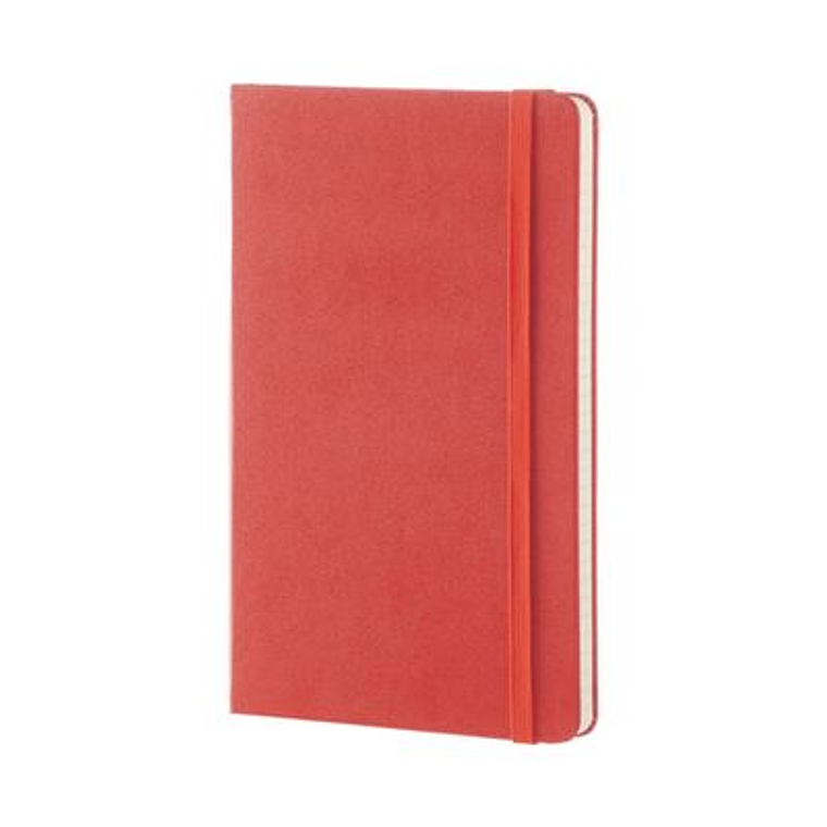 Moleskine caderno liso Classic, grande, cor laranja coral 2