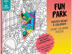  OMY Póster para colorir Fun Park 70x100cm
