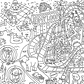 OMY Póster para colorir Fun Park 70x100cm - thumbnail 3