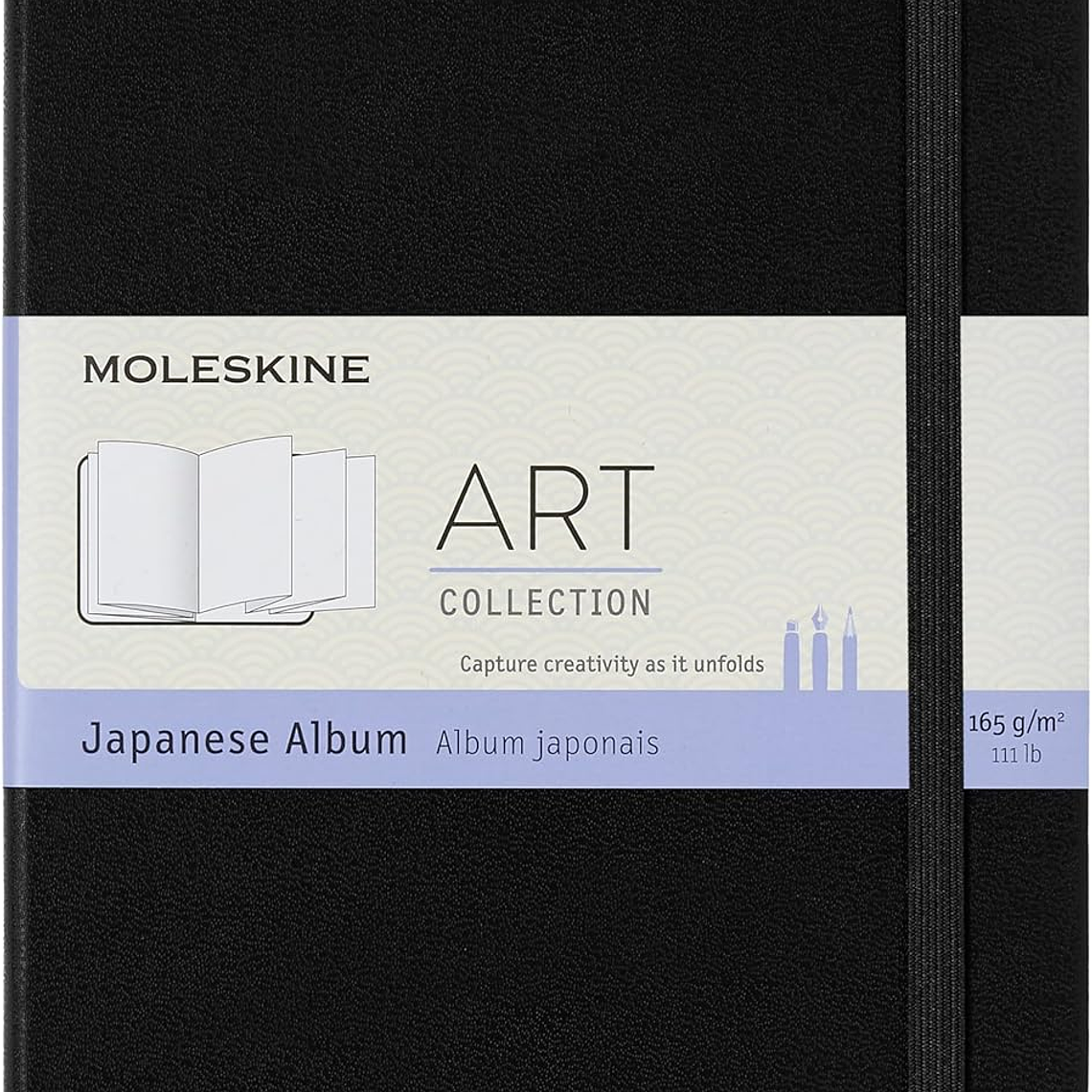 Moleskine - Art Collection, caderno japonês, caderno de desenho capa dura, tamanho grande 1