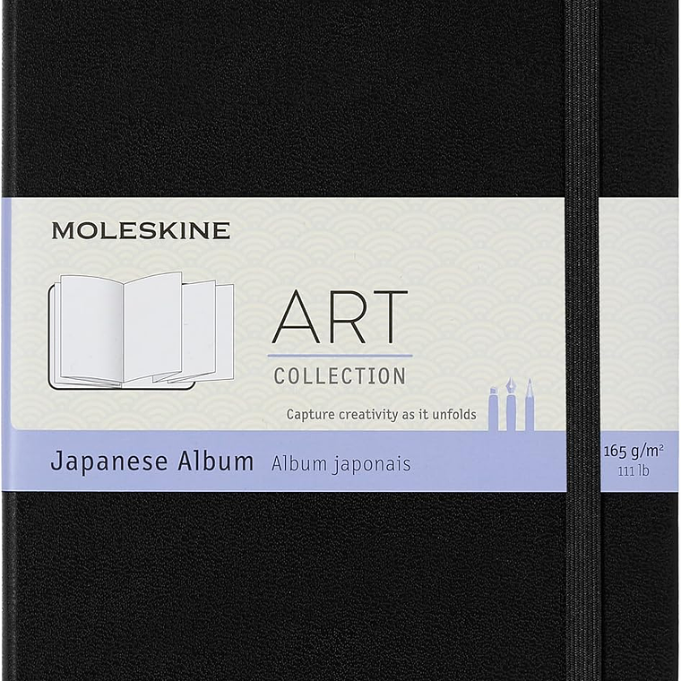 Moleskine - Art Collection, caderno japonês, caderno de desenho capa dura, tamanho grande 1