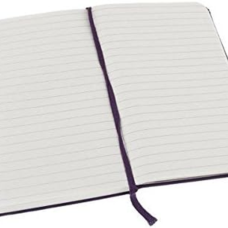 Moleskine Bloco de notas clássico pautado, capa dura, violeta, de bolso 2