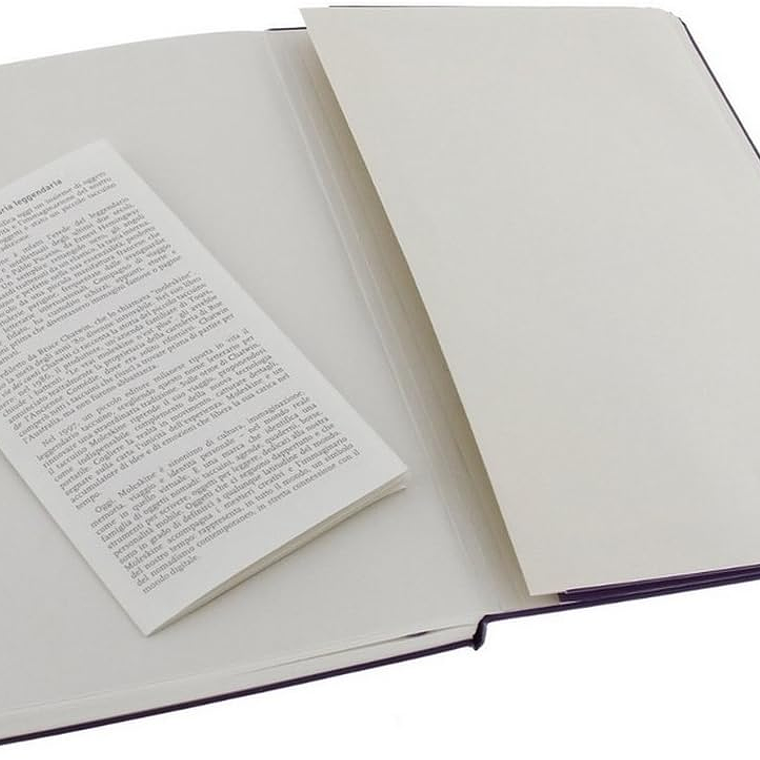 Moleskine Bloco de notas clássico pautado, capa dura, violeta, de bolso 3