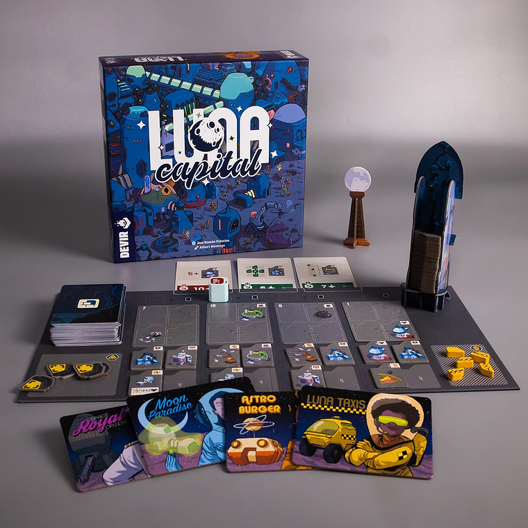 Luna Capital (ES/PT) - jogo de tabuleiro (Devir Iberia) 3