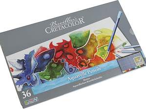 CRETACOLOR aguarela marinha pack de 36 lápis de madeira