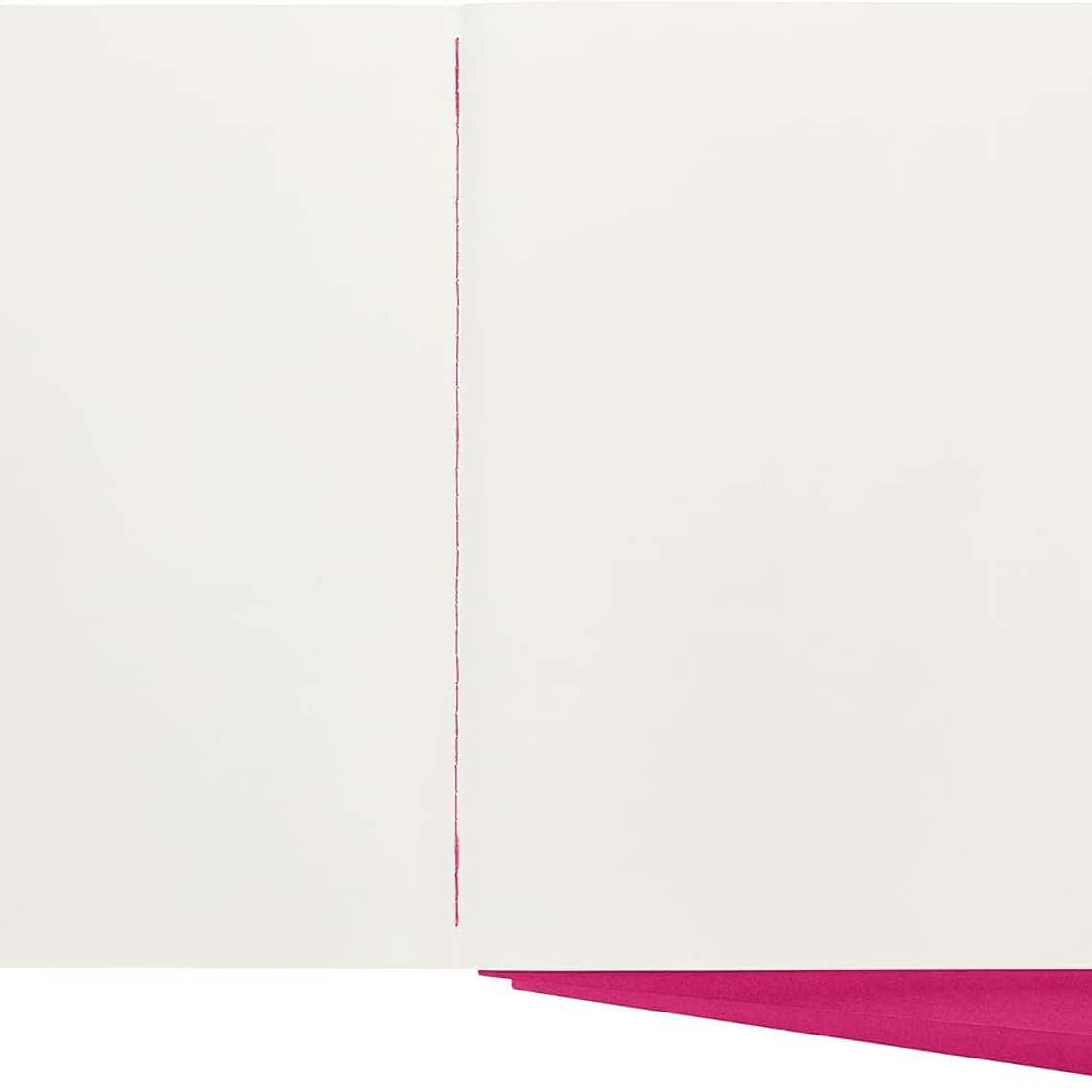 Moleskine Cahier Conjunto de 3 Caderno Lisao, Capa de Cartão com Costura de Algodão Visível, Cor Kinetic Rosa, Tamanho Extra Grande 4