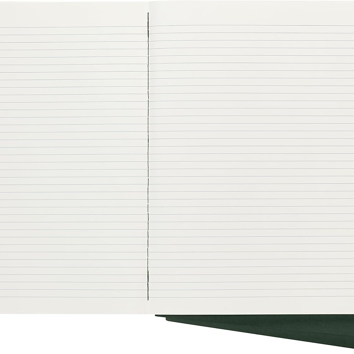 Moleskine Cahier conjunto de 3 cadernos pautadas capa de cartão e costuras de algodão visíveis, cor verde murto, extra grande 4