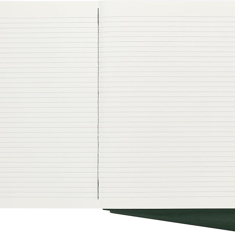 Moleskine Cahier conjunto de 3 cadernos pautadas capa de cartão e costuras de algodão visíveis, cor verde murto, extra grande 4