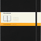 Moleskine Caderno clássico pautado, capa dura e fecho elástico, cor preta, tamanho extra grande 19 x 25 cm, 192 folhas - Thumbnail 1