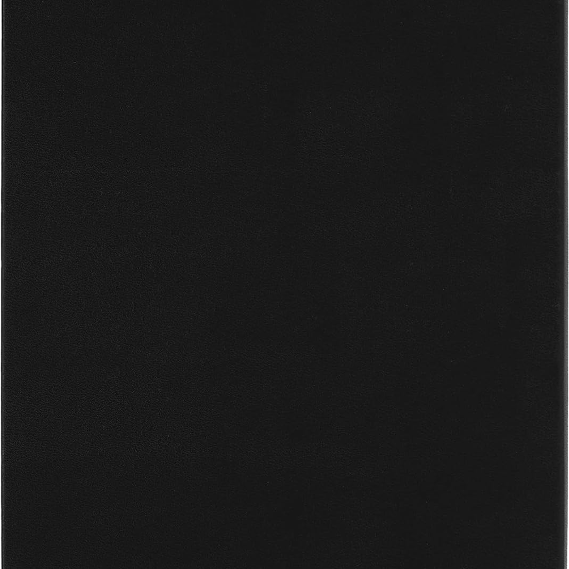 Moleskine Caderno clássico pautado, capa dura e fecho elástico, cor preta, tamanho extra grande 19 x 25 cm, 192 folhas 2