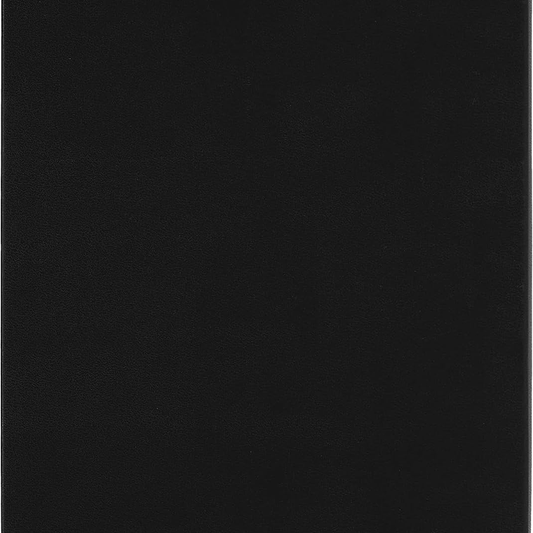 Moleskine Caderno clássico pautado, capa dura e fecho elástico, cor preta, tamanho extra grande 19 x 25 cm, 192 folhas 2