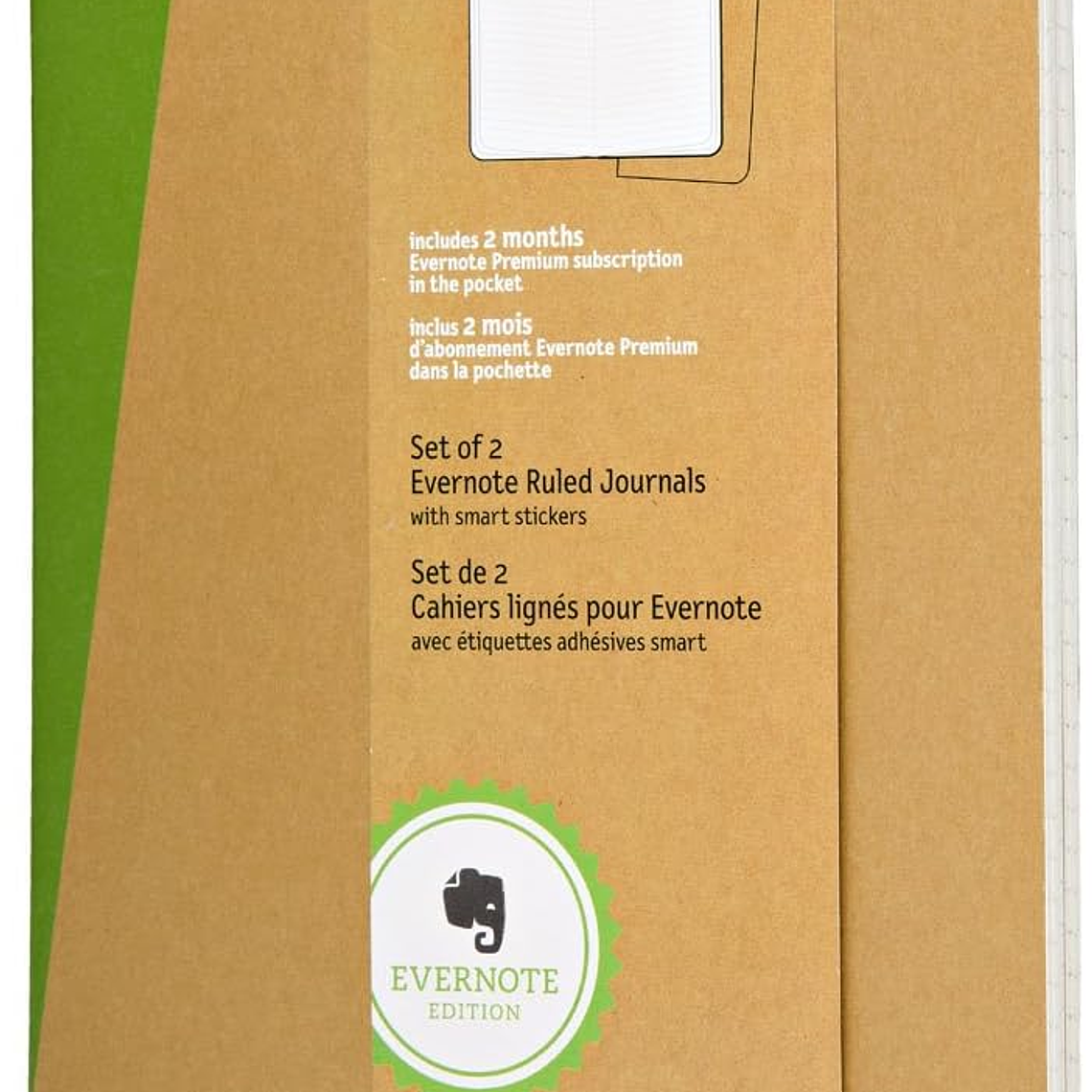 Moleskine Cahier Evernote Conjunto de 2 cadernos Extra Grandes Evernote 1