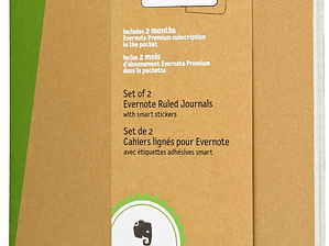 Moleskine Cahier Evernote Conjunto de 2 cadernos Extra Grandes Evernote