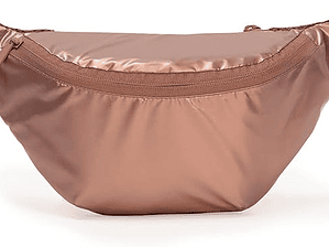 Loqi Bolsa de Cintura Rosa Dourado