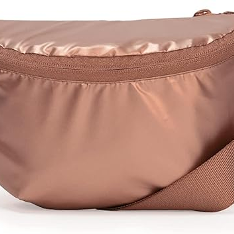 Loqi Bolsa de Cintura Rosa Dourado 2