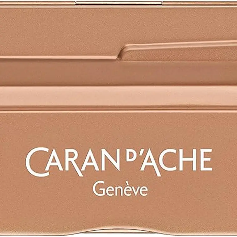 Caran d'Ache Lapiseira 844 de 0,7 mm, Rosa Dourado em estojo fino 5