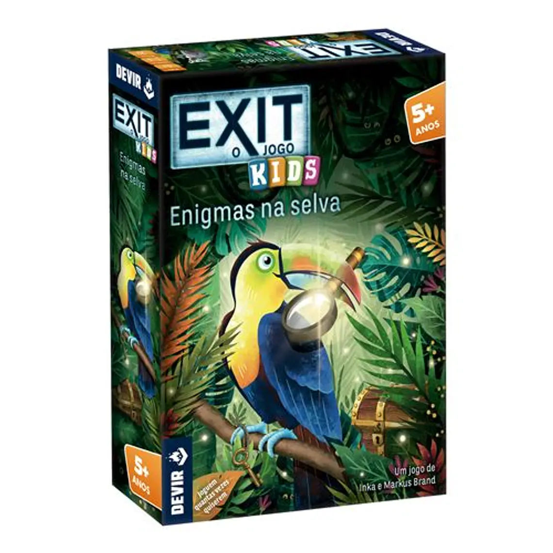 Devir  - Exit Kids: Enigmas da Selva - Jogo de Tabuleiro 1