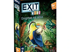 Devir  - Exit Kids: Enigmas da Selva - Jogo de Tabuleiro