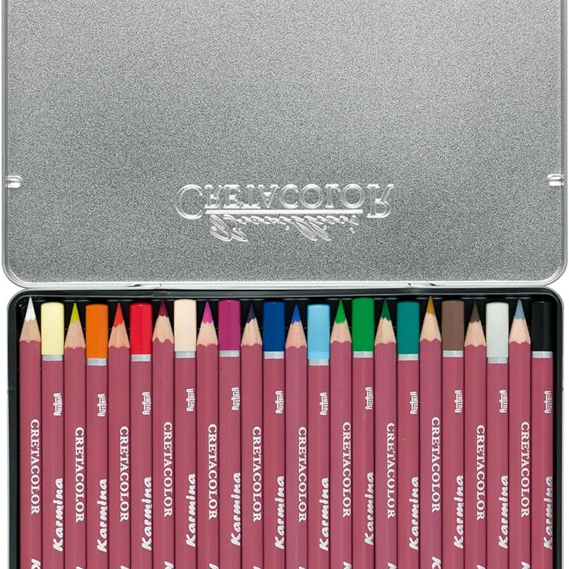 CRETACOLOR Karmina, lápis de artista resistentes à água, 24 lápis de cor 2