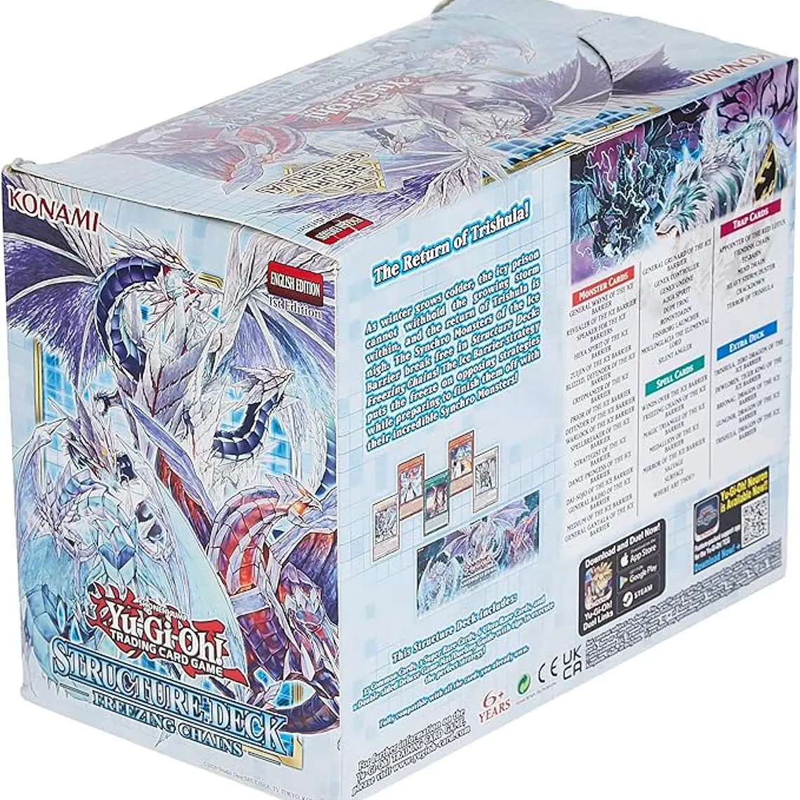 YU-GI-OH! Freezing Chains Structure Decks-Display of 8 Em Inglês 1