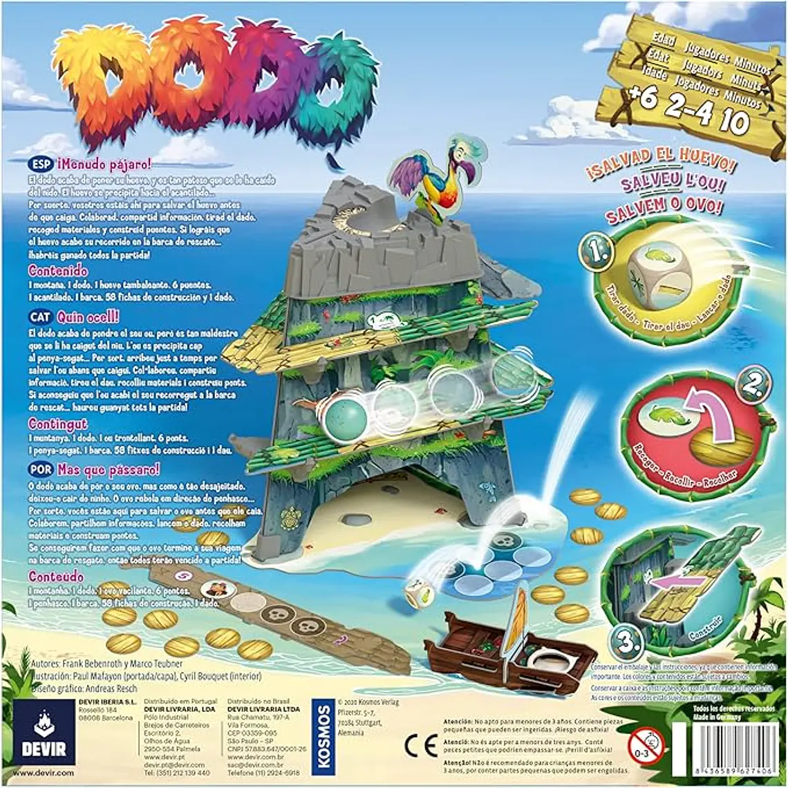 Devir  - Dodo - Jogo de Tabuleiro 3
