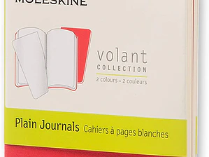 Moleskine conjunto de 2 cadernos liso, XS, Volant , cor vermelha
