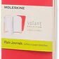 Moleskine conjunto de 2 cadernos liso, XS, Volant , cor vermelha - thumbnail 1