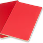 Moleskine conjunto de 2 cadernos liso, XS, Volant , cor vermelha - thumbnail 3