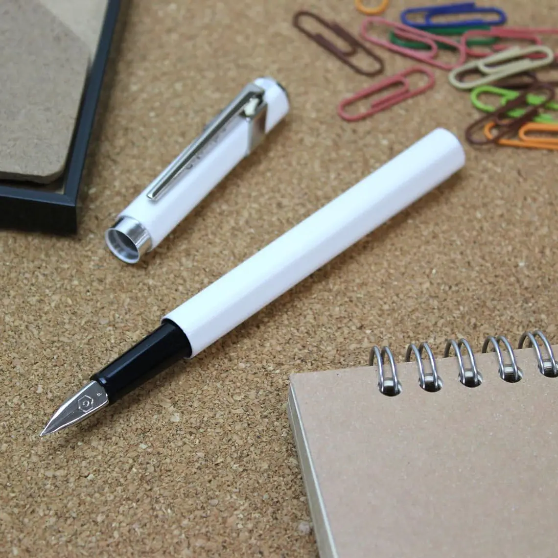 Caran d'Ache Caneta 849 Branco (aparo M) 2