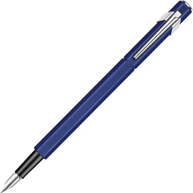 Caran d'Ache Caneta 849 Aparo METAL AZUL ponta M (CDA840.159) com estojo 1