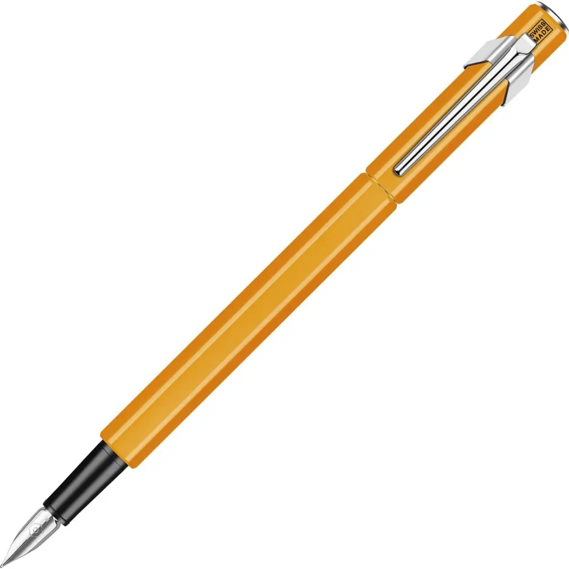 Caran d'Ache Caneta 849 Aparo Laranja Fluo ponta M (CDA840.030) com estojo 1