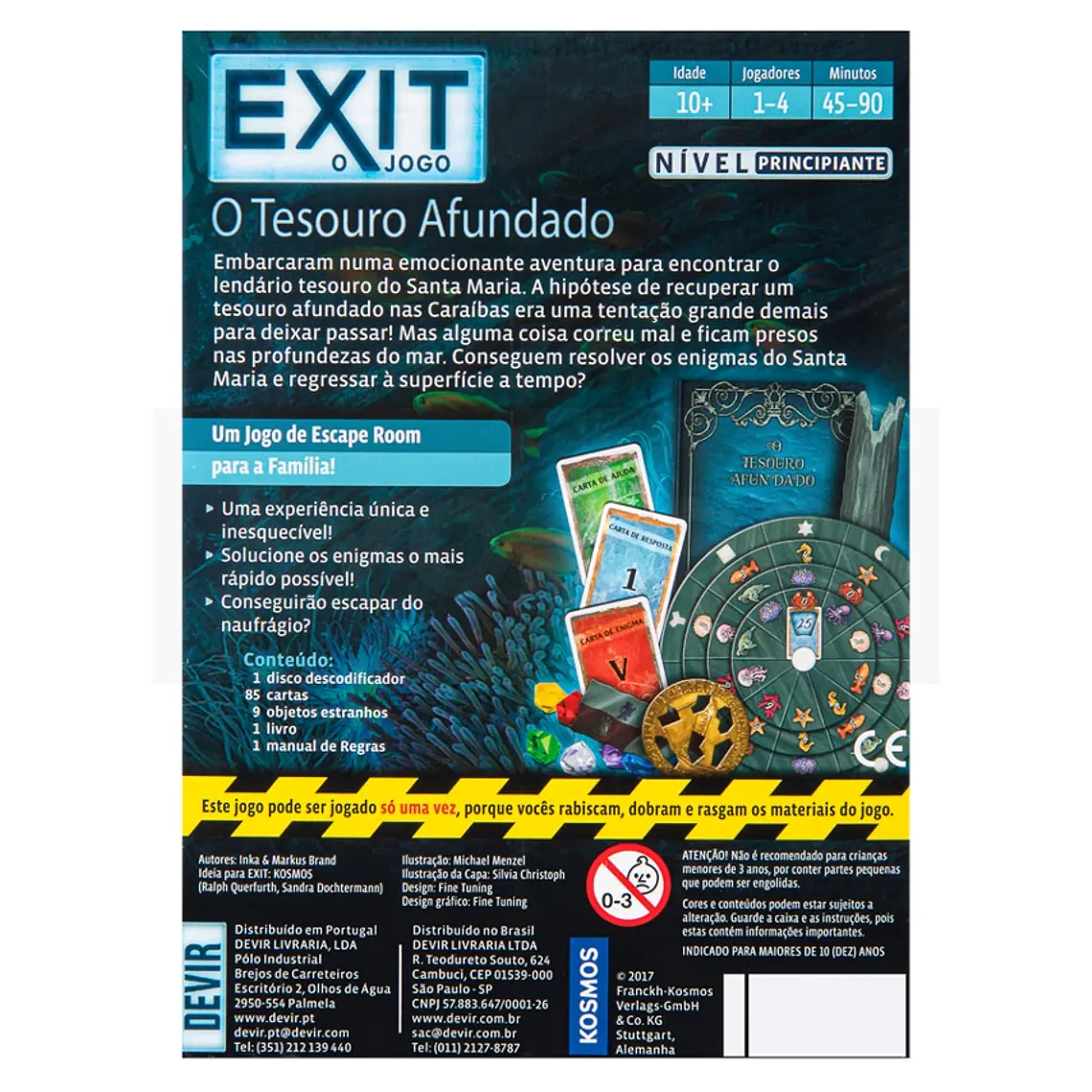 Devir - Exit: O Tesouro Afundado - Jogo de tabuleiro 2