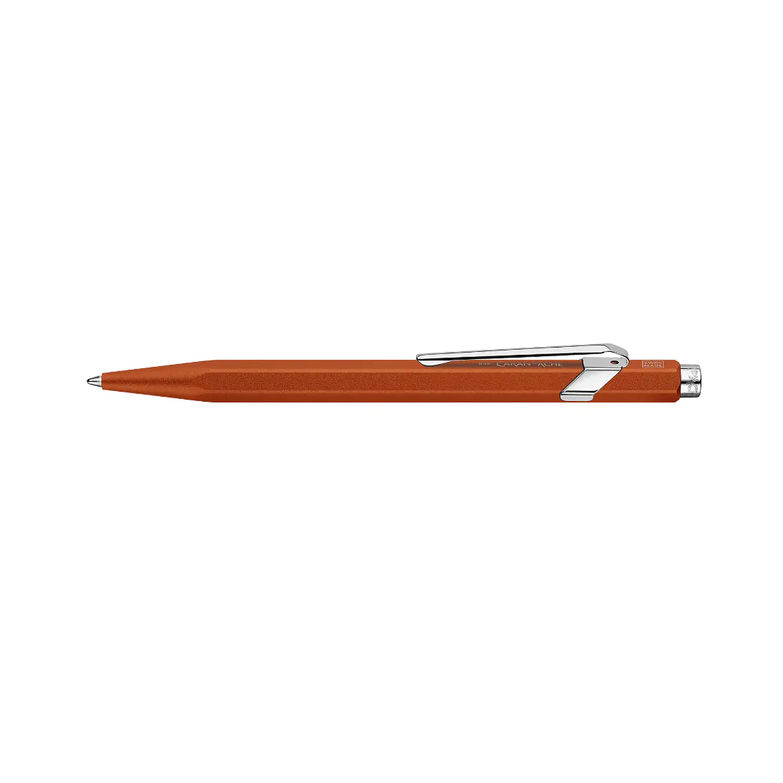 Caran d'Ache Esferográfica Colormat-x  849 cor laranja com estojo, 0849.776 1