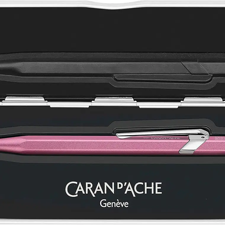 Caran d'Ache Esferográfica Colormat-x  849 cor rosa com estojo, (CD849.591) 1