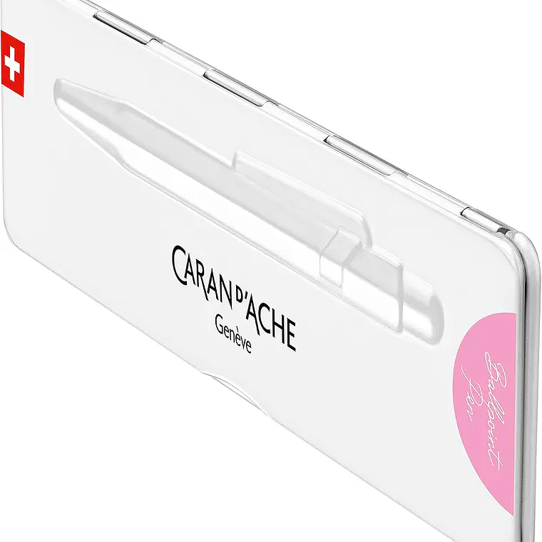 Caran d'Ache Esferográfica Colormat-x  849 cor rosa com estojo, (CD849.591) 3