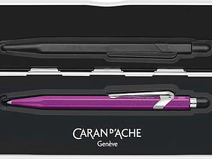 Caran d'Ache Esferográfica Colormat-x  849 cor violeta com estojo, 0849.605