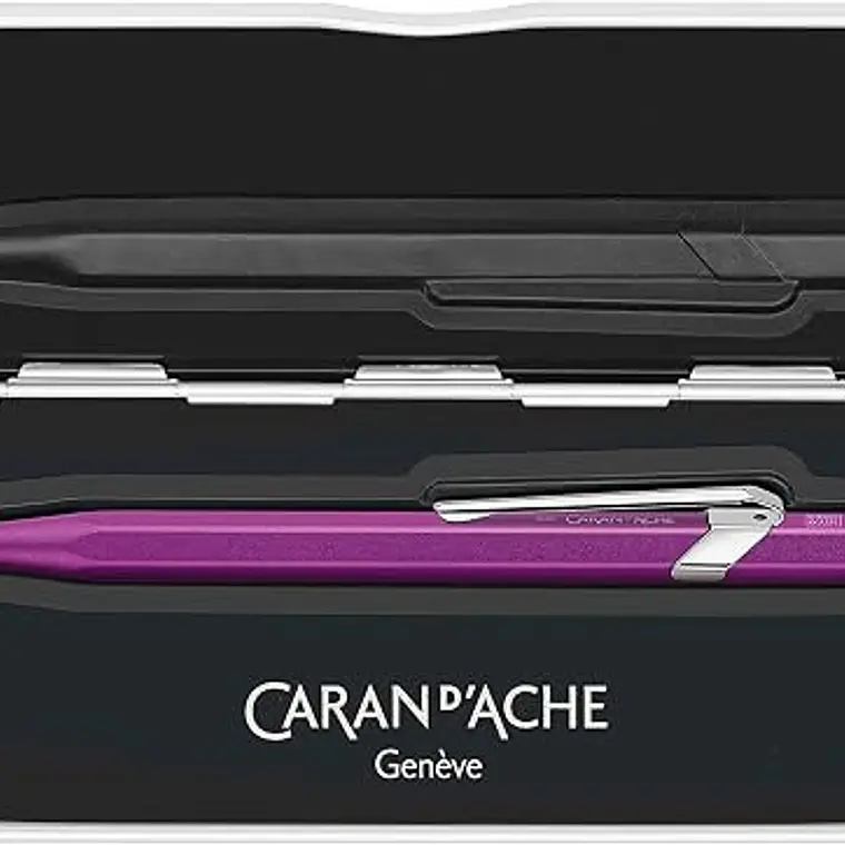 Caran d'Ache Esferográfica Colormat-x  849 cor violeta com estojo, 0849.605 1