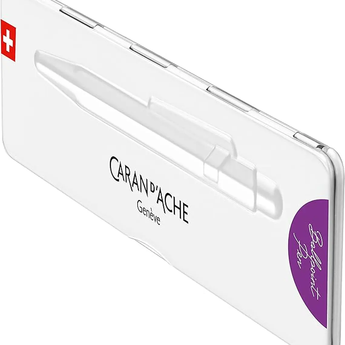 Caran d'Ache Esferográfica Colormat-x  849 cor violeta com estojo, 0849.605 3