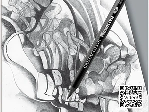 CRETACOLOR MONOLITH GRAPHITE DRAWING - conjunto de Lápis de Grafite Monolith